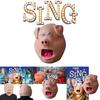 Sing2 Rossi Pig Mask | Adult Latex Headgear | Angry Expression Cosplay