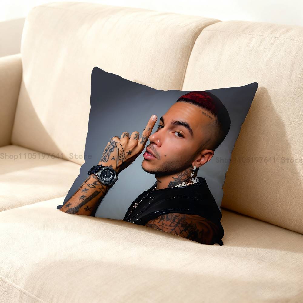 S-Sfera Ebbasta SFE Pillow Case Cushion Cover Home Decor Birthday Gift Pillowcover