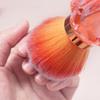 Multipurpose Nail Powder Remover Brush for Home Salon Use Nail Art Dust Brush with Crystal Shape Handle Makeup Brushes