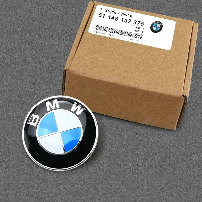 BMW G60 G30 G38 G70 G12 G32 M5 M4 X5 X7 Hood Emblem 74mm 82mm Car Front Bonnet Logo Trunk Cover Badge Accessories
