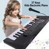 37 Tasten Elektronisches Kinderklavier mit Mikrofon Lernspielzeug Musikinstrument für Kinder Kleinkinder Jungen Mädchen Geburtstagsgeschenk