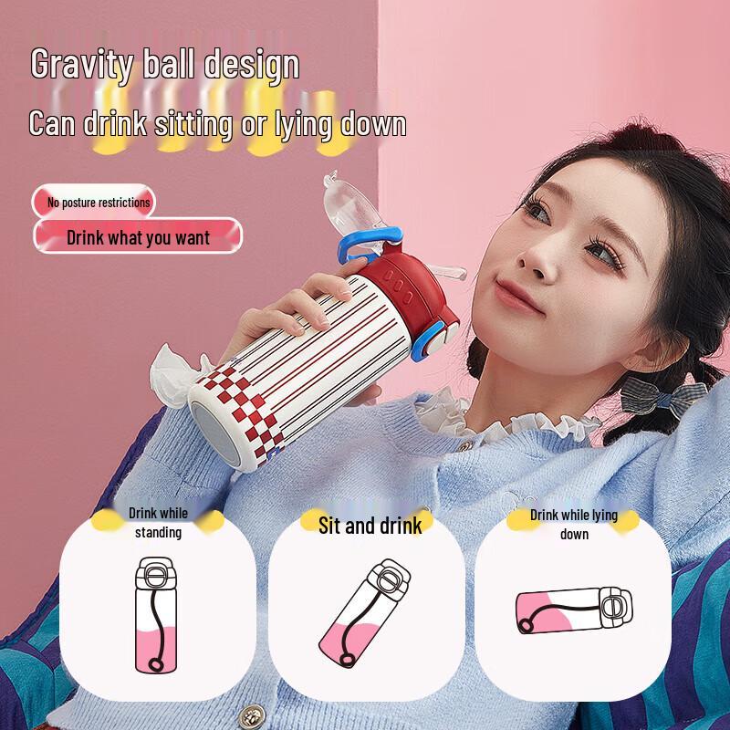 RELEA Miaoduoduo Karneval Liten Blå Hund 600ML Isolerad Termosmugg