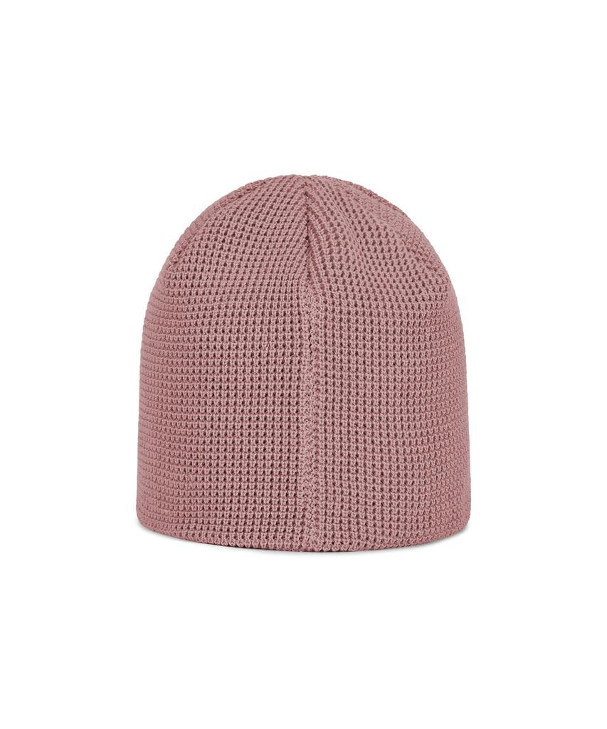 Bajal Leaf Vz Logo Waffle Beanie Indie Pink