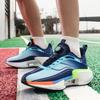 Summer New Breathable Mesh Sports Shoes for Men Rotary Button Soft Sole Anti-slip Youth Shock Absorbing Running Shoes