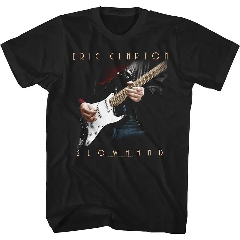 Classic Eric Clapton Blackie Tour 2008 Band T Shirt Rock Music Men and Women T-Shirt Short Sleeve Tee Cotton Top Summer Clothing