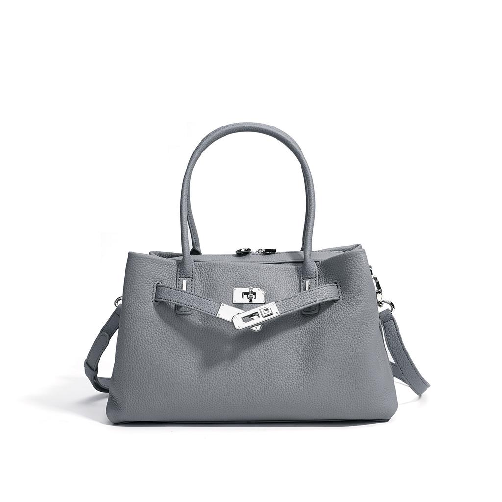 Early Spring Genuine Leather Bag For Women Women Simple Luxury Commute Work Shoulder Crossbody Fashion Elegant Ladies Purse Top Handle Handbag