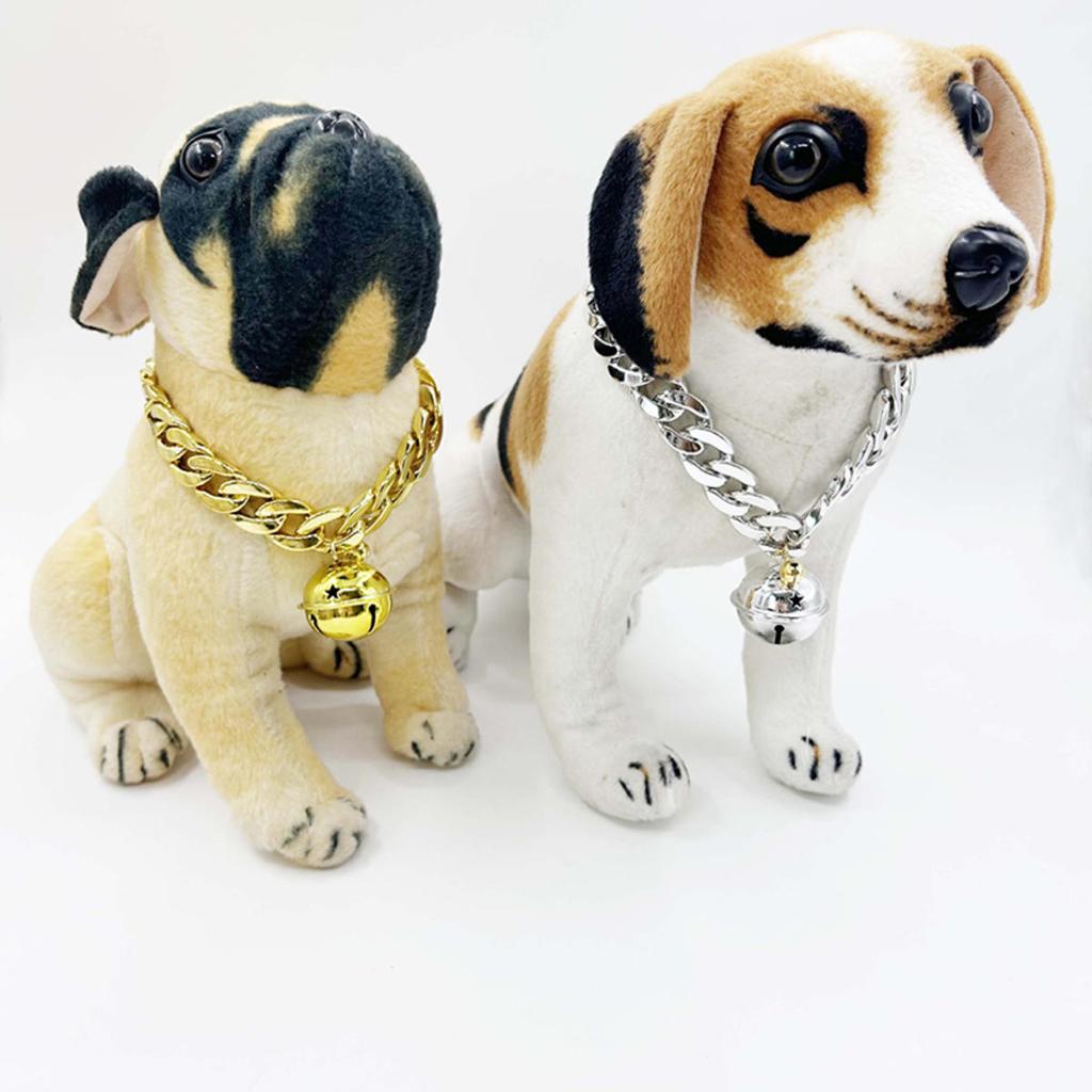 Fashion  Dogs Collar  Gold Silver Rose Gold Dog Chain Bulldog Pitbull Collar Dog Cat Accessories