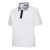 TAYLORMADE APPAREL 26Ss Women'S Knit Collared Short Sleeve T-Shirt T8031T66442-100