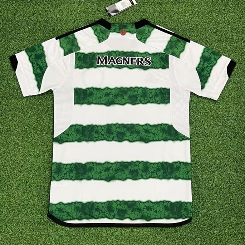 Celtic FC 2023-24 Commemorative Soccer Jersey Men Women Breathable Cotton Blend Performance Sport Shirt