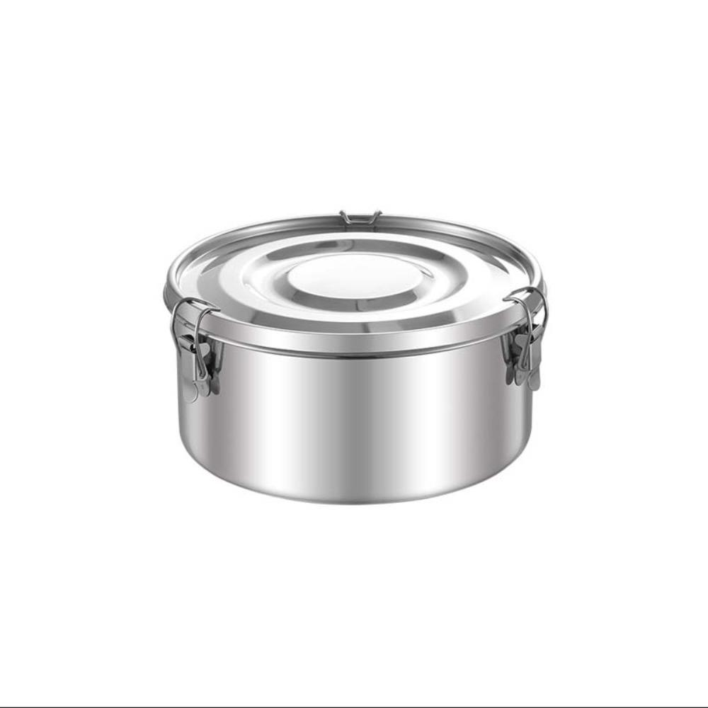 Round Korean Lunch Box with Buckle Lunch Container Kitchen Supplies Food Storage Box  Refrigerator