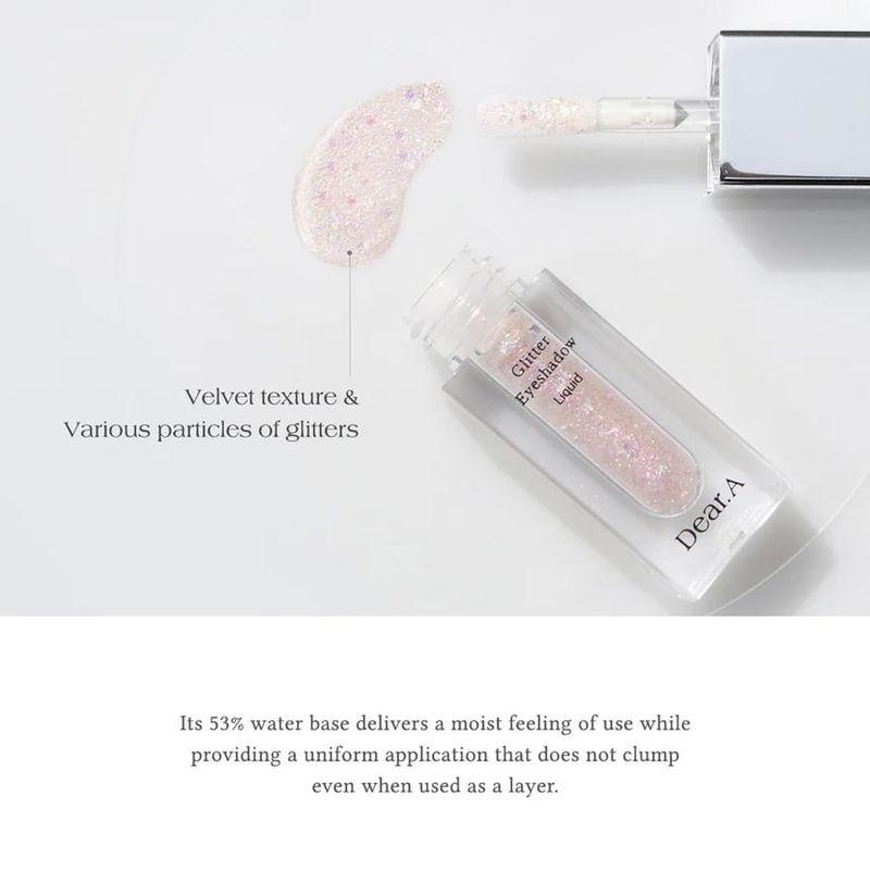 Dear.A - Vegan Glitter Eyeshadow - 3 Colors