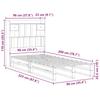 Solid Wood Bed with Shelf Without Mattress 90x200 cm Pine