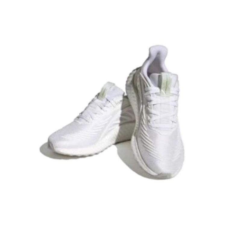 Adidas Alphaboost Sports Casual Shock Absorbing Breathable Low Top Running Shoes Unisex Sneakers White IF3406