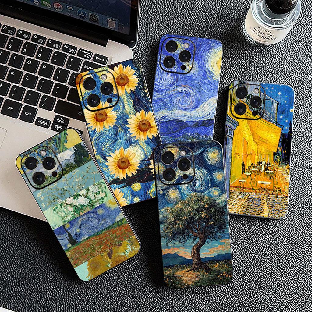 for Samsung Galaxy Note 20 Ultra 10 8 9 S10 Plus Lite S8 A70 A24 A25 S10E A21S A37 A57 A51 A7 Case Starry Night Van Gogh Sky Art