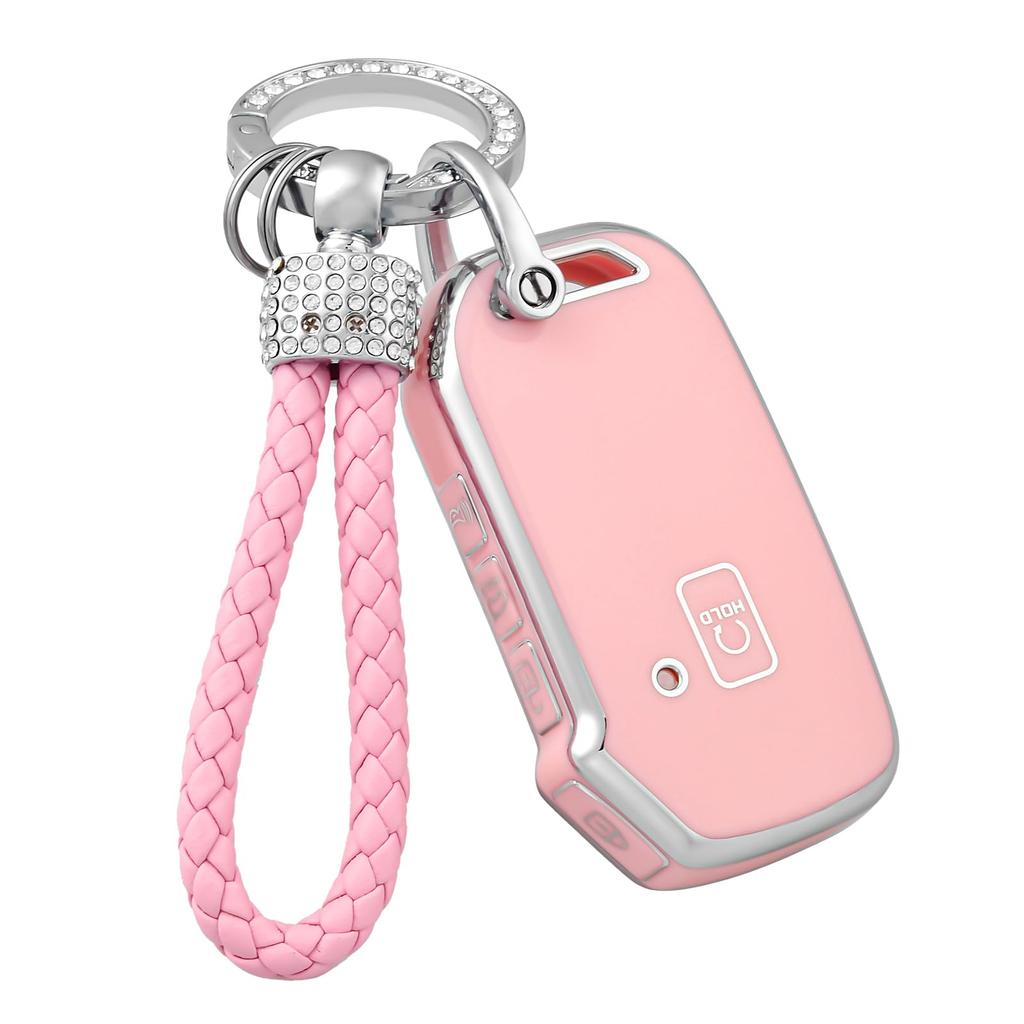 5 Button Key Fob Cover Case Holder for Kia Ceed Cerato Forte NIRO Seltos Sorento Soul Sportage Telluride K5 Remote Key Protector