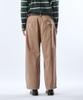 Pillogeulaem Real Chino Washed Wide Crop Pants_Beige
