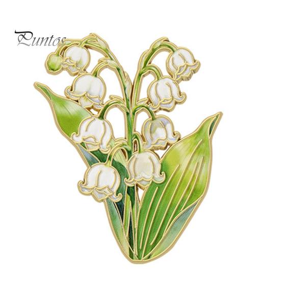 Decorative Clothing Pin Brooch Pin, Enamel Flower Design with Smooth Edges, Lapel Lightweight Zinc Alloy Badge for Jackets Scarves Bags Gift Non-snag