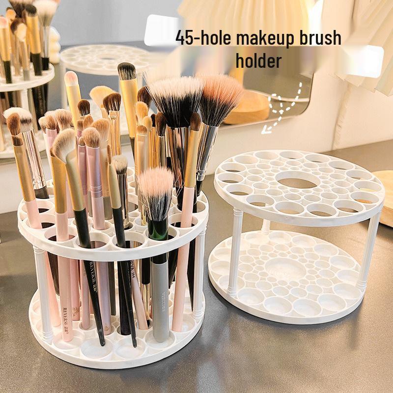Student Desktop Cosmetic Organizer: Lipstick & Makeup Brush Holder, Display Rack, Pen Storage