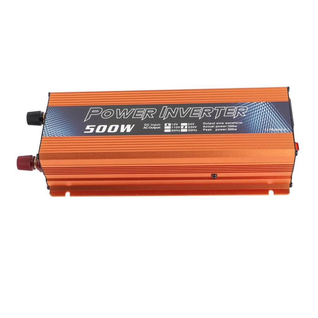 Car Power Inverter Sine Wave Converter with USB Port Cooling Fan 500W DC 12V To AC