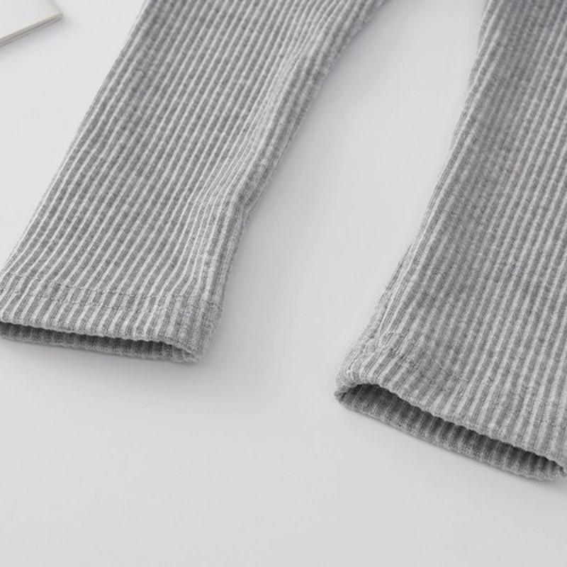 Girls Fake Two Skirts Pants Spring Autumn Children Casual Leggings Baby Kids Rabbit Cartoon Denim Skirt With Knitted Trousers