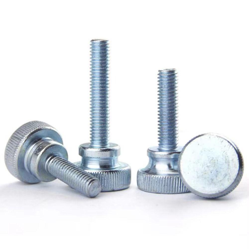 45pcs Large Head Thumb Screws Durable Round Head Screws GB834 Knurled Screws  Construction