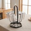 Gold/Black Water Cup Drying Rack Iron Tea Cup Holder Practical Glass Cup Drain Holder  Bar
