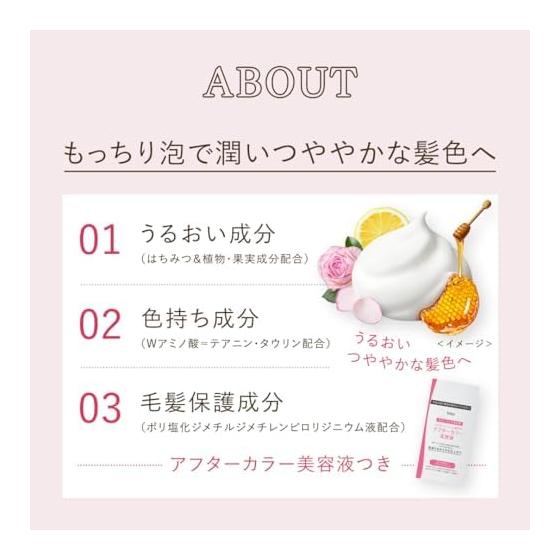 Hair Color for Black Hair Hoyu Beauty Lab Whipped Hair Color Sweet Brown 1 Agent 40g + 2 Agents 80mL + Serum 5mL + Bonus [Quasi-drug] 1 Piece (x 1)