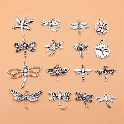 Charms Vogel Schmetterling Gemischtes Set Anhänger Vintage Schmuckzubehör QC019