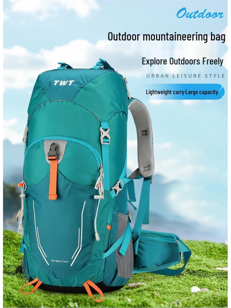 Water-Resistant Multifunctional Hiking & Camping Backpack