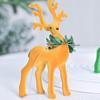 Cute Christmas Wreath Plush Reindeer Flocking Xmas Tree Hanging Ornaments  Home Xmas Decoration