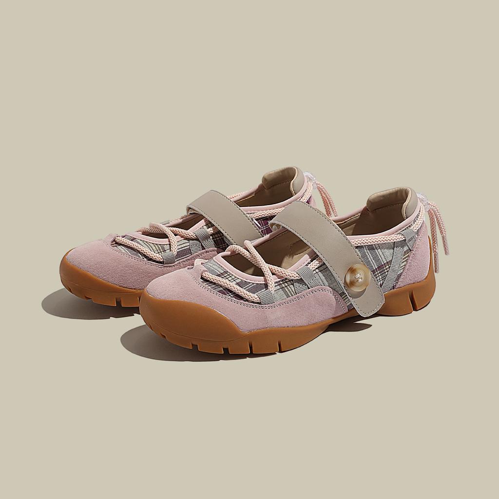 Rundkopf Klettverschluss Dicke Sohle Hässlich Süße Schuhe Damen Sommer Neu Nischendesign Sportschuhe Mary Jane Einzelne Schuhe