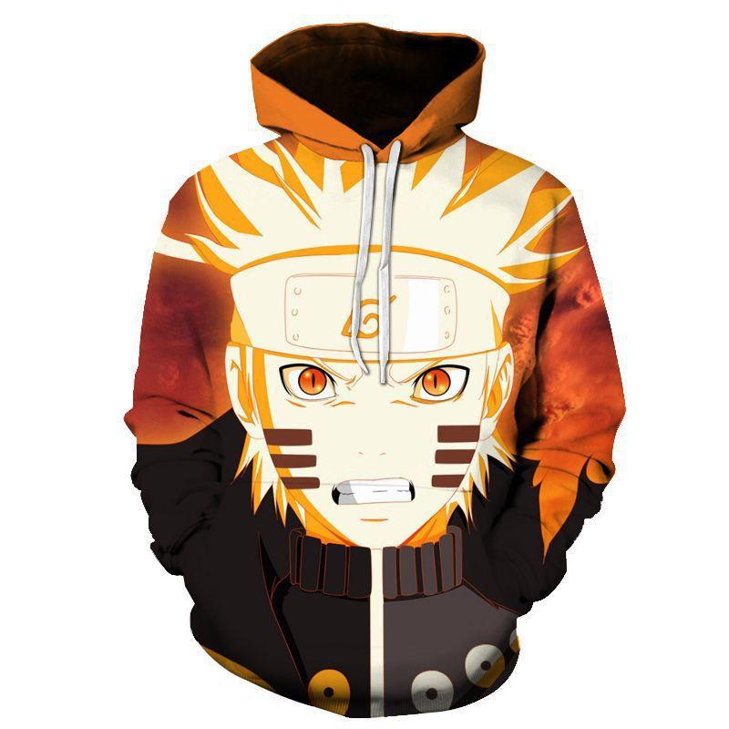 

Unisex NARUTO Anime Hoodie Sweatshirt Graphic Printed Streetwear Hoodies for Couples Men Women XXS