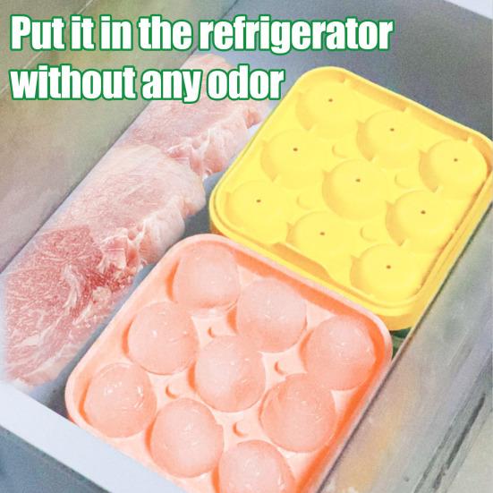 Rose Silicone Ice Cube Tray 9-Cavity Ice Mold for Whiskey & Cold Drinks Easy Release Non-Stick BPA-Free Mold for Chocolate Candy Jelly DIY Soap