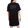 Nike Casual Loose Soft Comfortable Breathable Round Neck Short Sleeve Dress Women Dresses Black DM4664-010