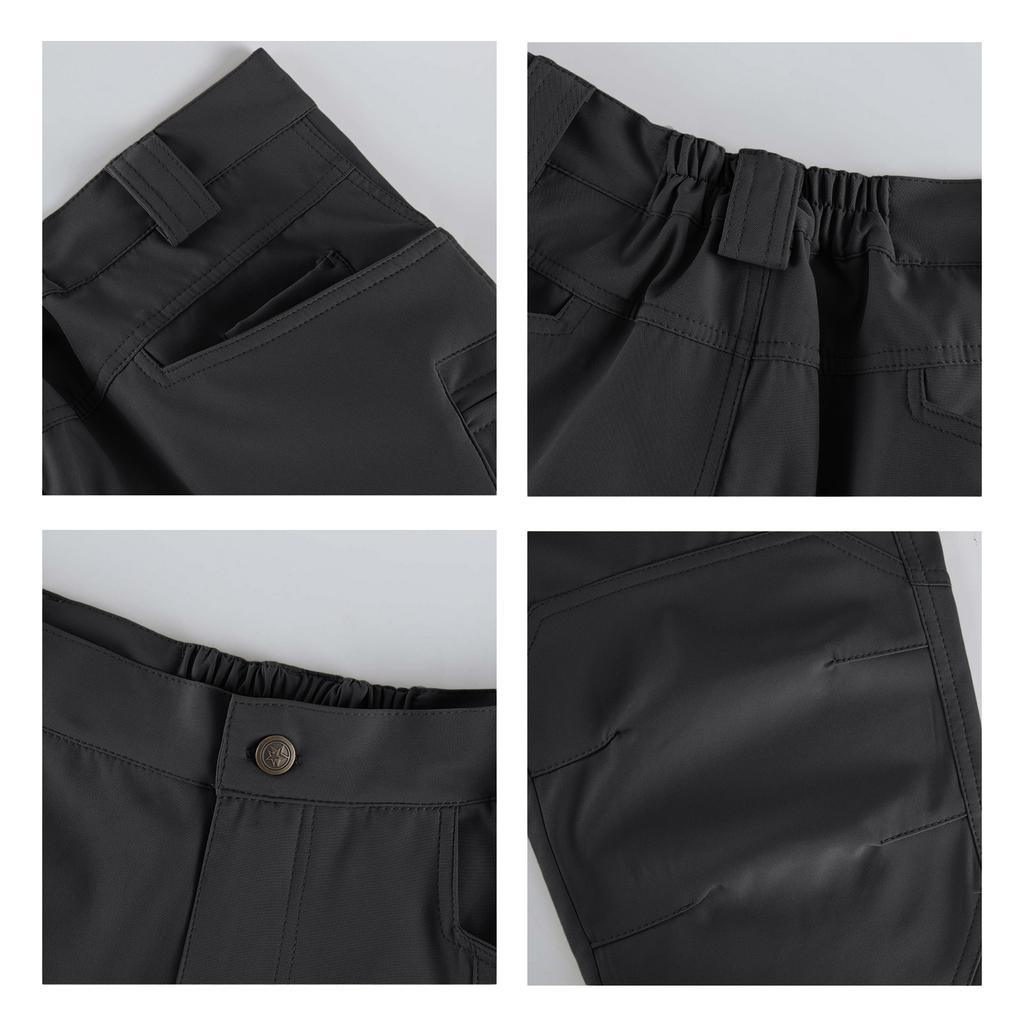 Herren Cargo-Hose Outdoor Mehrere Taschen Reißverschluss Leichter Strapazierfähiger Stretchstoff Hose