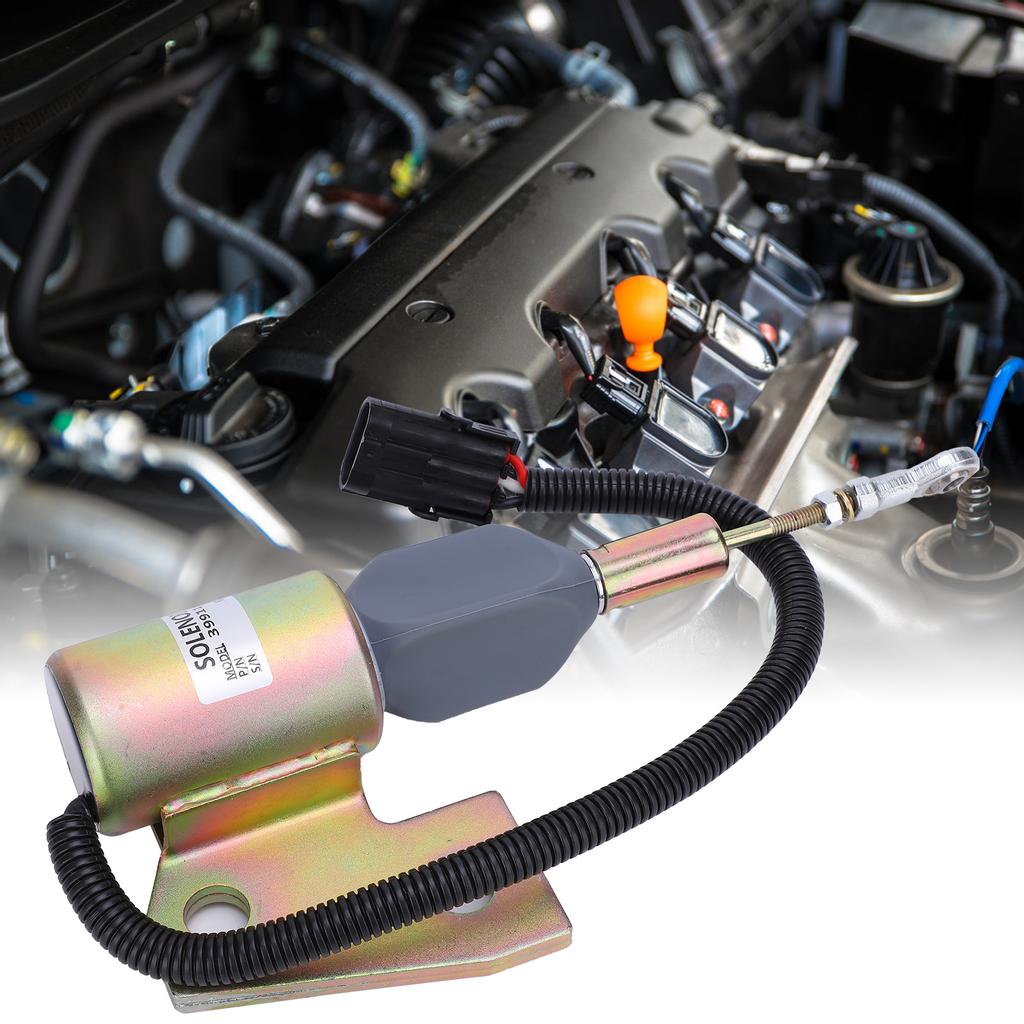 Vypínací solenoidový ventil pre Cummins 4BT Vypínací parkovací spínač na odrezanie oleja 3991167 12V