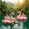 In Stock: Inflatable Unicorn Flamingo Pool Float for Adults - PVC Water Play Floating Bed