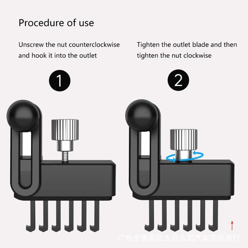 No Trace Base Car Mount Car Phone Holder Air Vent Protective Car Phone Mount Upgraded Mobile Phone Mount for