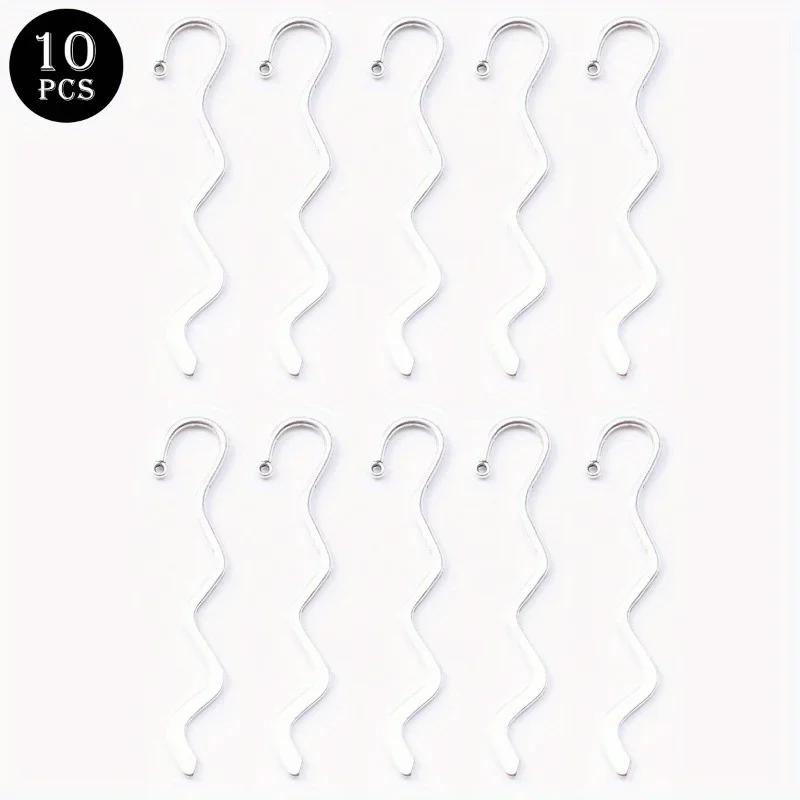 10Pcs Marque-pages Vague DIY Décoration Rétro Porte-Marque de Livre Fourniture de Papeterie École Bureau Accessoire de Lecture