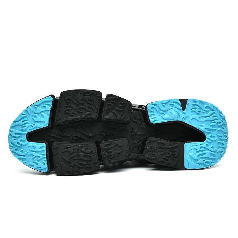 Herrenschuhe mit großer Sohle, neue atmungsaktive Mesh-Schuhe, lässige Sportschuhe, lässige, trendige Laufschuhe für Herren