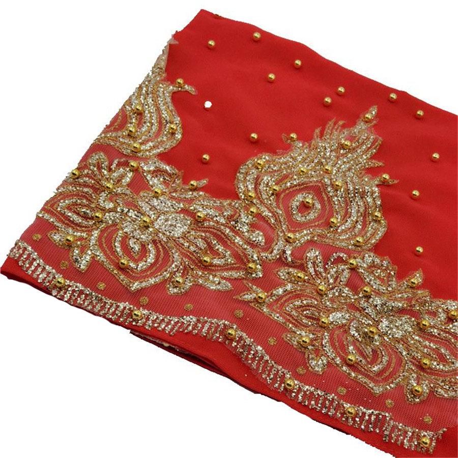 Premium Chiffon Hijabs Scarf Shimmer Gold Glitters Beads Hijab for Muslim Woman Head Scarf Shawl Wrap Lightweight