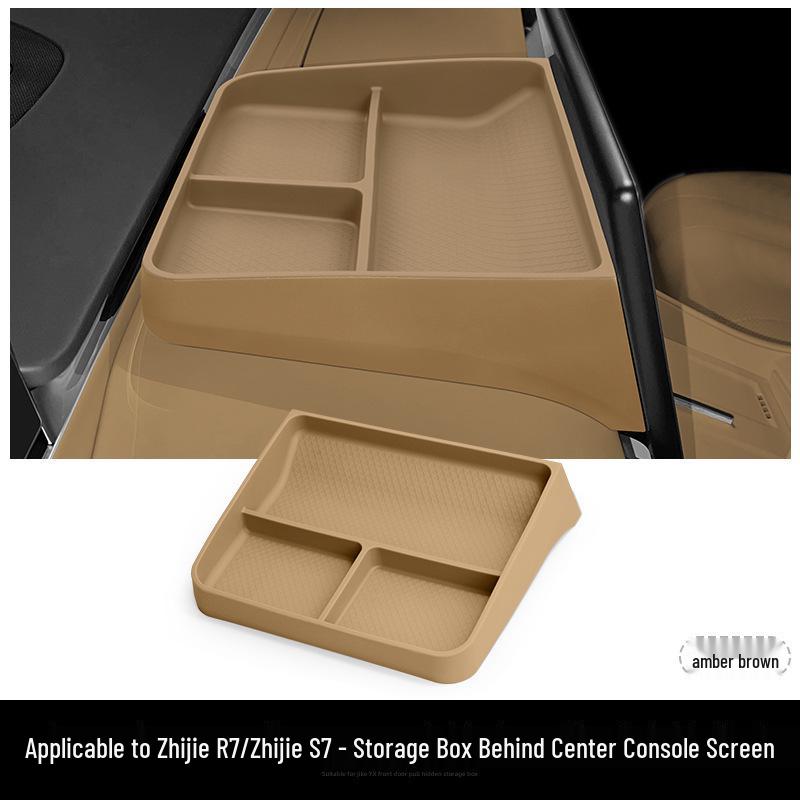 

Fits Zhijie R7/S7: Screen Box, Rear Storage Silicone Organizer, and More. Suitable for 24 Models, ETC Modification Accessories.