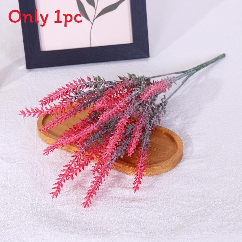 

Шелковые флокированные лавандовые цветы для фотореквизита и декора для вечеринки Red