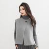 2025 A/W Women's Elegant Slim-Fit Double-Sided Cashmere Sleeveless Cardigan Vest