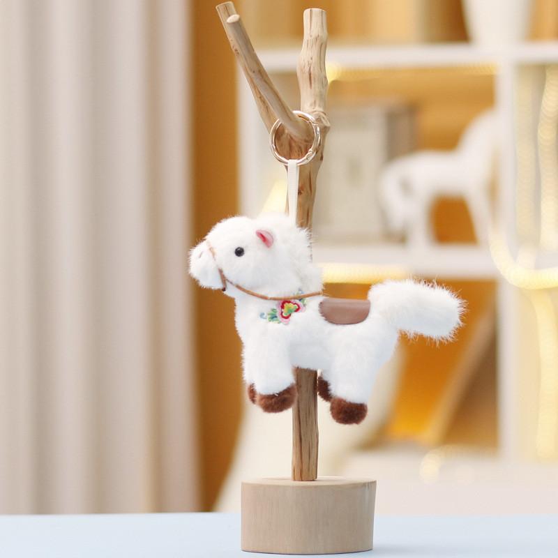 Plush Pony Keychain With Soft Short Plush For Kids And Collectors