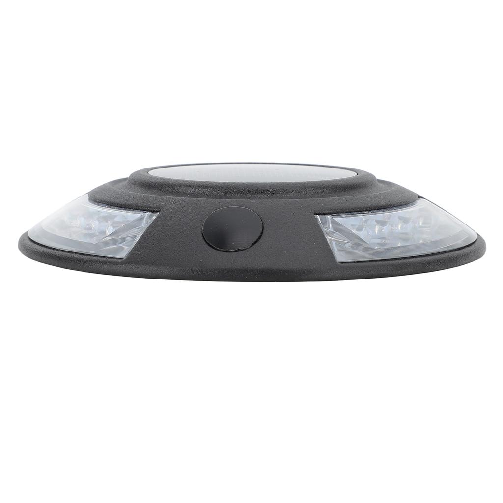 Solar Driveway Marker Light Aluminium Alloy Solar Powered Outdooor Waterproof LED Road Studs Lamp for Sidewalk Pathway White Light