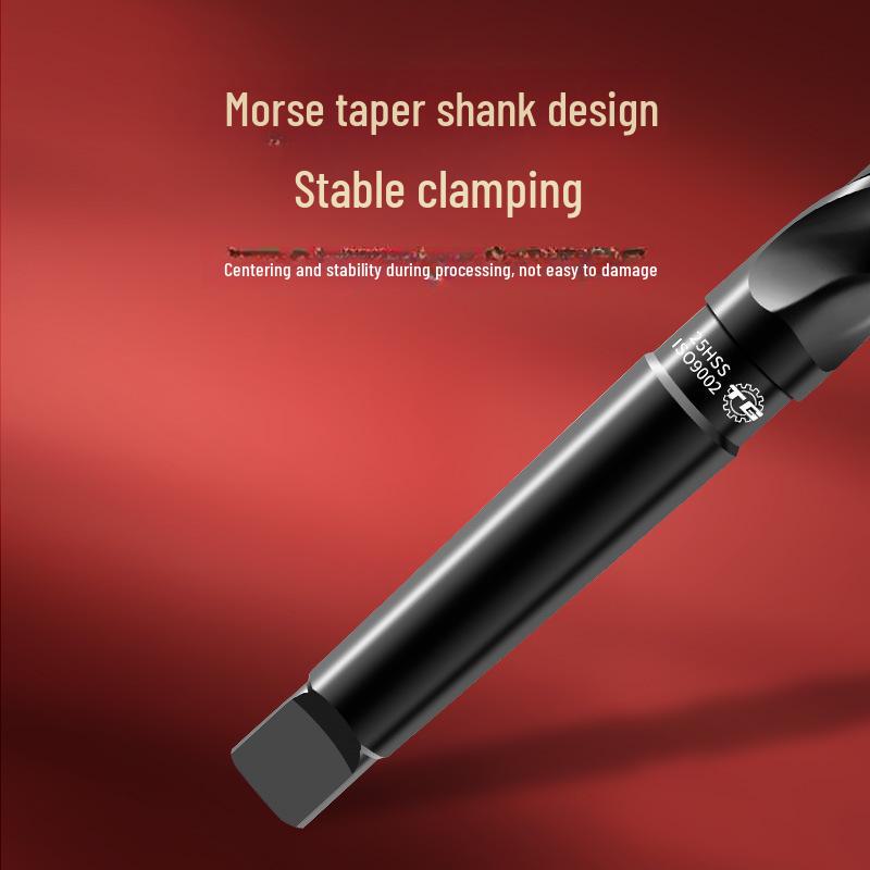 Extended Morse Taper Shank Twist Drill Bit - 4341 HSS for Stainless Steel