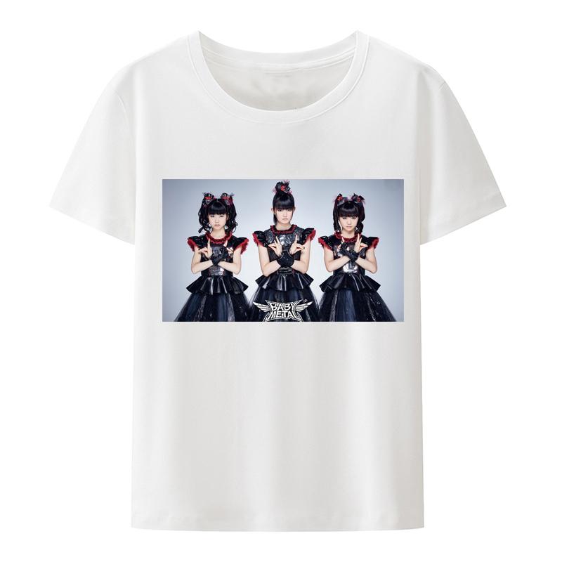 Novinka BABYMETAL Tričko Heavy Metal Elektroakustická kapela Rocková kapela Unisex a ženy Dárek Volný čas Street Hip-hop Módní Tričko
