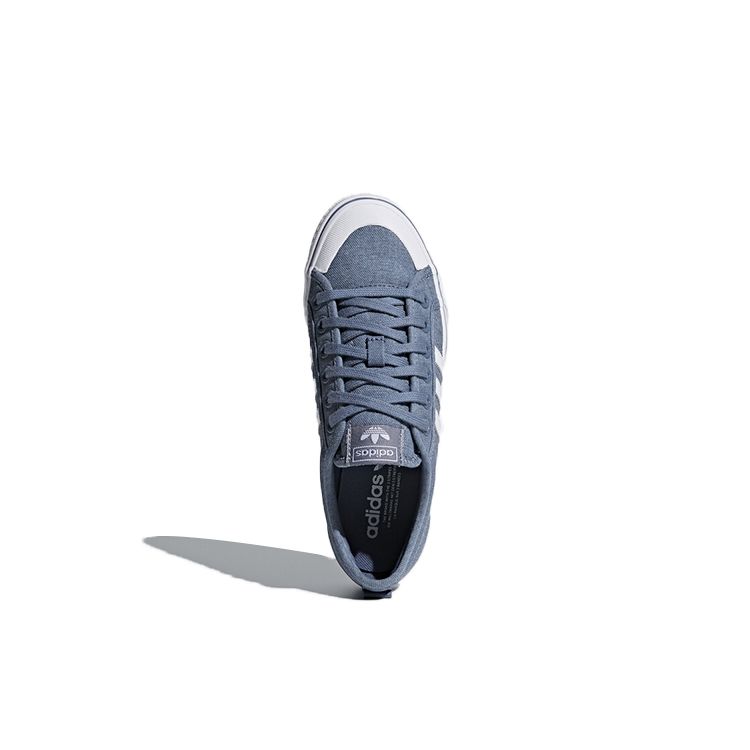 Adidas Originals Nizza Lace-Up Non-Slip Low-Top Skate Shoes Women sneaker Blue White CQ2537