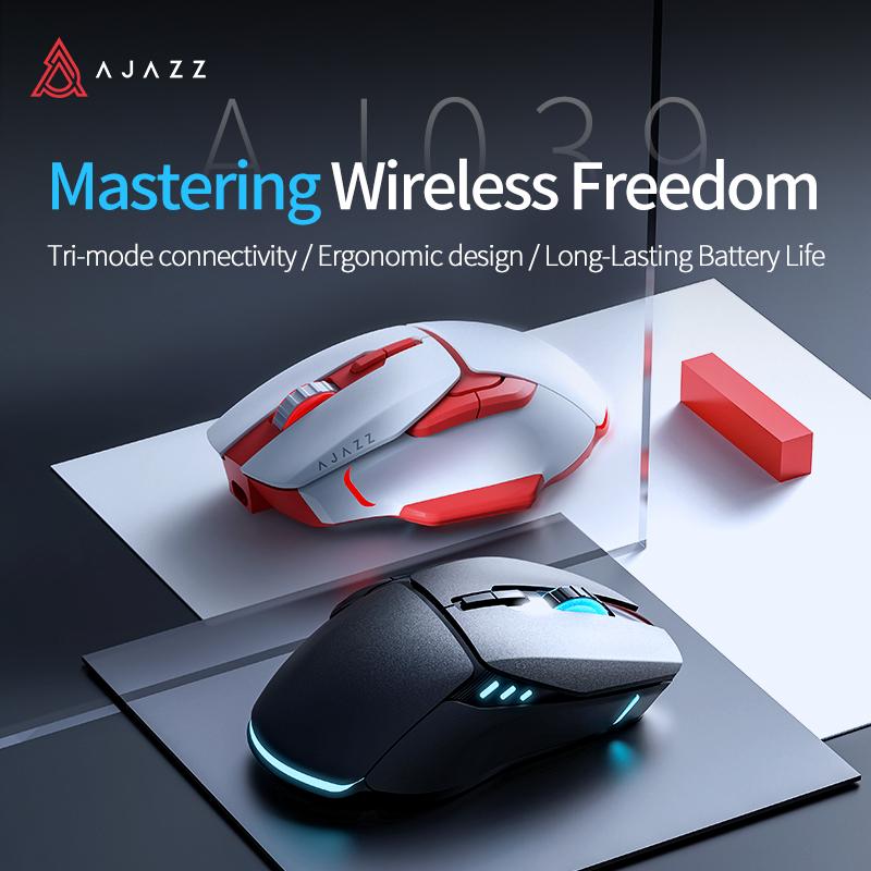 

AJAZZ AJ039 Wired Gaming Mouse Smooth and silky smooth Gaming Office червоний